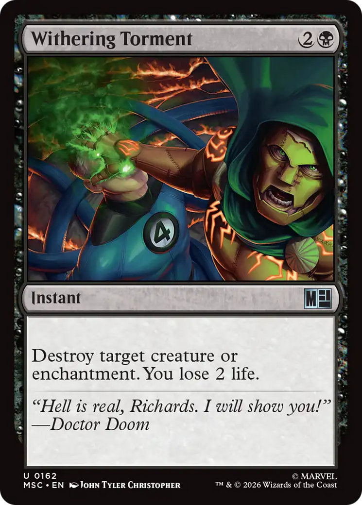 Withering Torment (Surge Foil) [Marvel Super Heroes Commander] | Gear Gaming Fayetteville