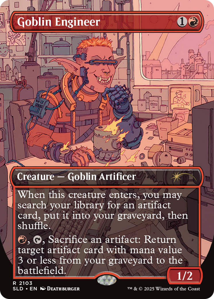 Goblin Engineer (Galaxy Foil) [Secret Lair Drop Series] | Gear Gaming Fayetteville