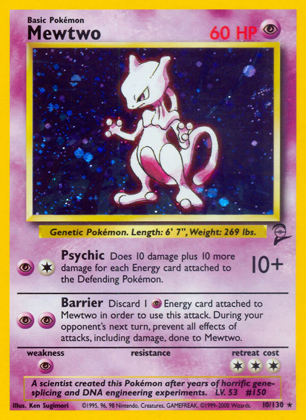 Mewtwo (10/130) [Base Set 2] | Gear Gaming Fayetteville