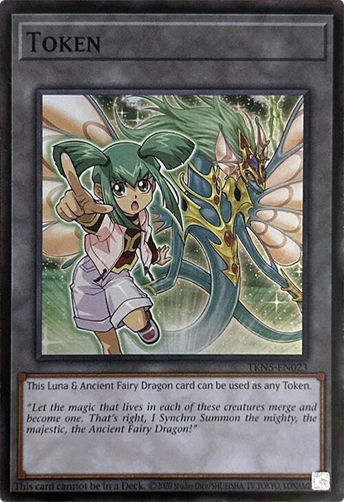 Token (Luna & Ancient Fairy Dragon) [TKN5-EN023] Super Rare | Gear Gaming Fayetteville