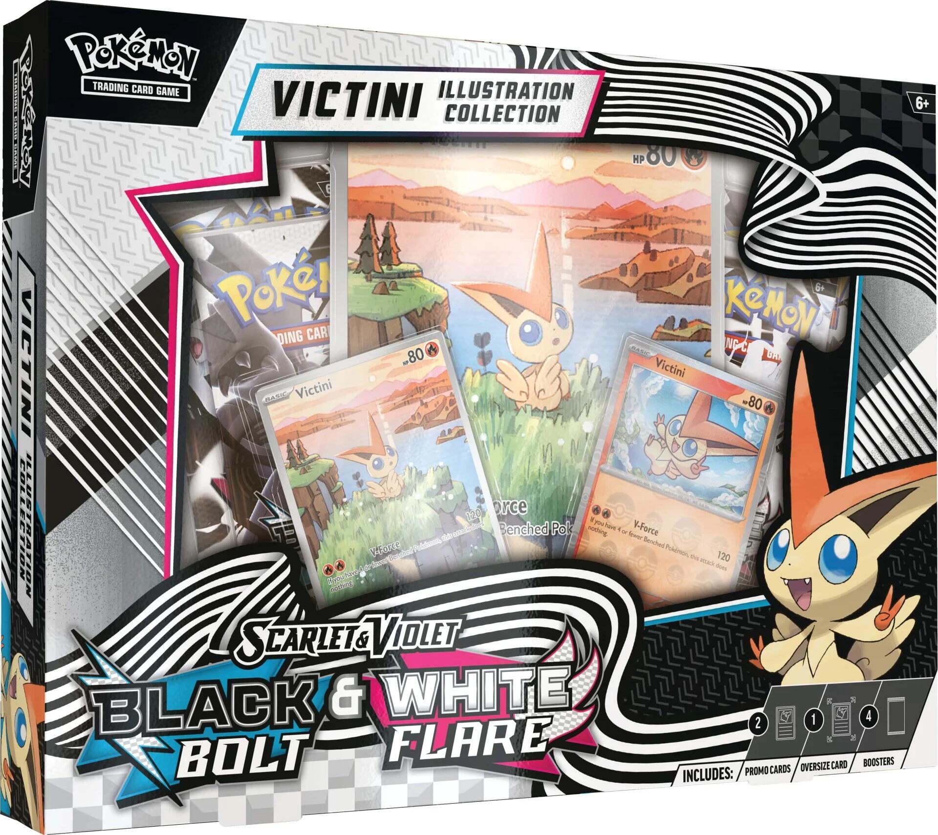 Scarlet & Violet: Black Bolt - Unova Victini Illustration Collection | Gear Gaming Fayetteville