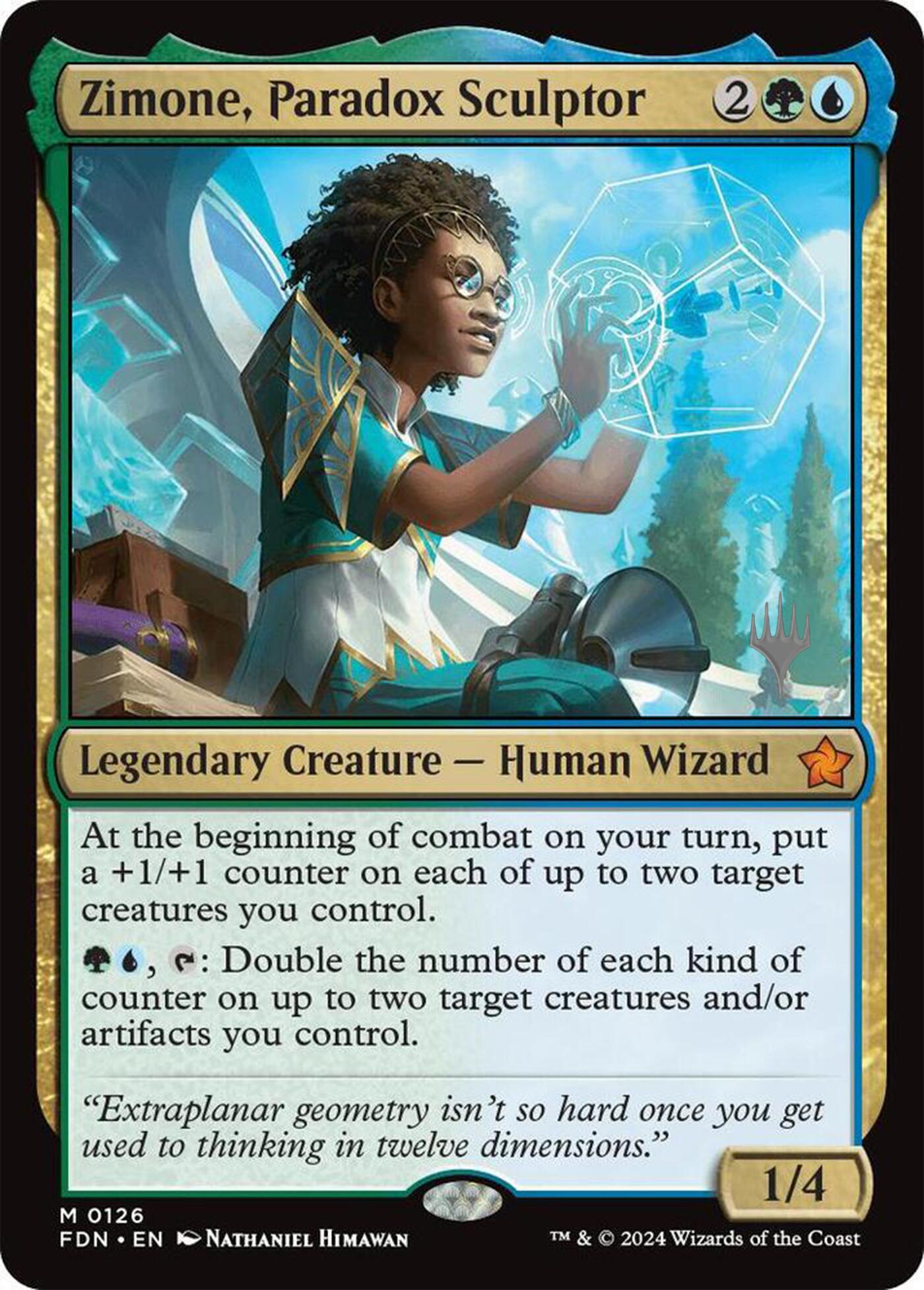 Zimone, Paradox Sculptor (Promo Pack) [Foundations Promos] | Gear Gaming Fayetteville