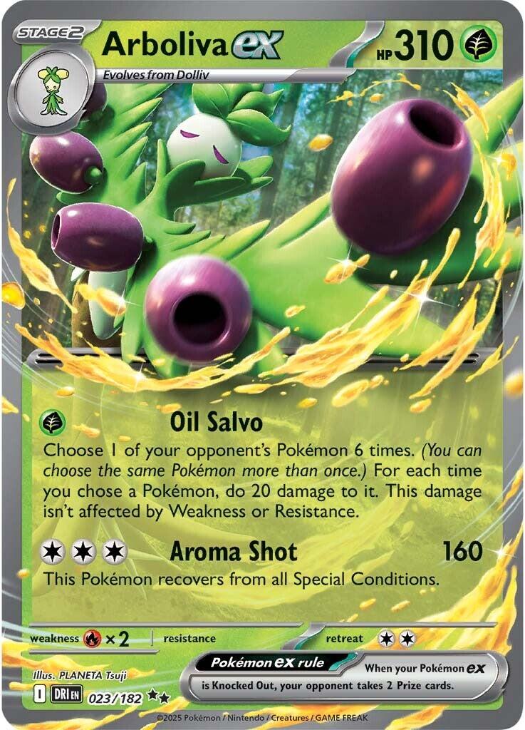 Arboliva ex (023/182) [Scarlet & Violet: Destined Rivals] | Gear Gaming Fayetteville