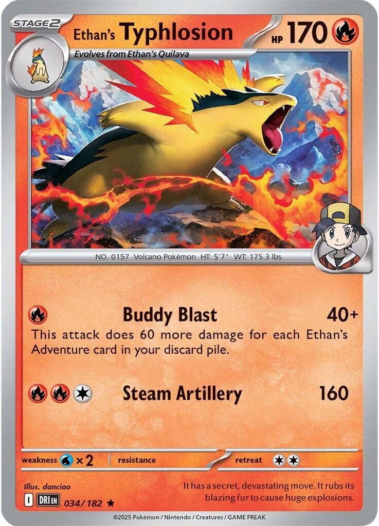Ethan's Typhlosion (034/182) [Scarlet & Violet: Destined Rivals] | Gear Gaming Fayetteville
