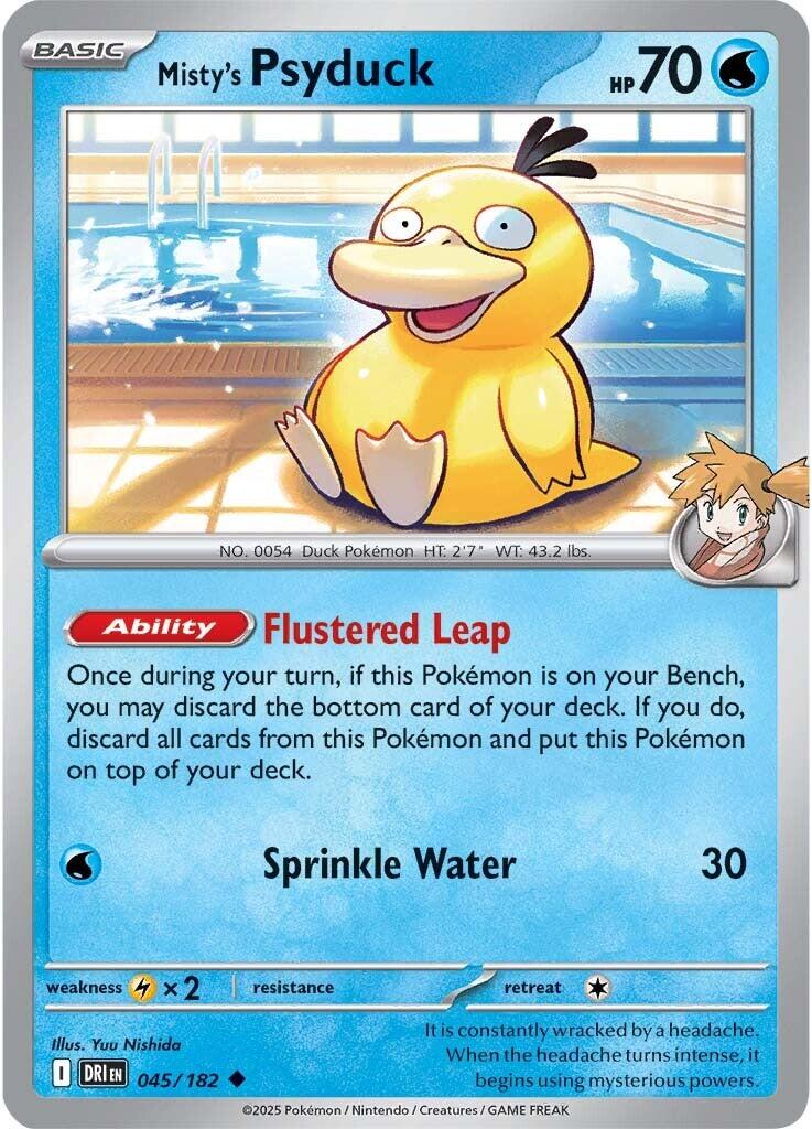 Misty's Psyduck (045/182) [Scarlet & Violet: Destined Rivals] | Gear Gaming Fayetteville