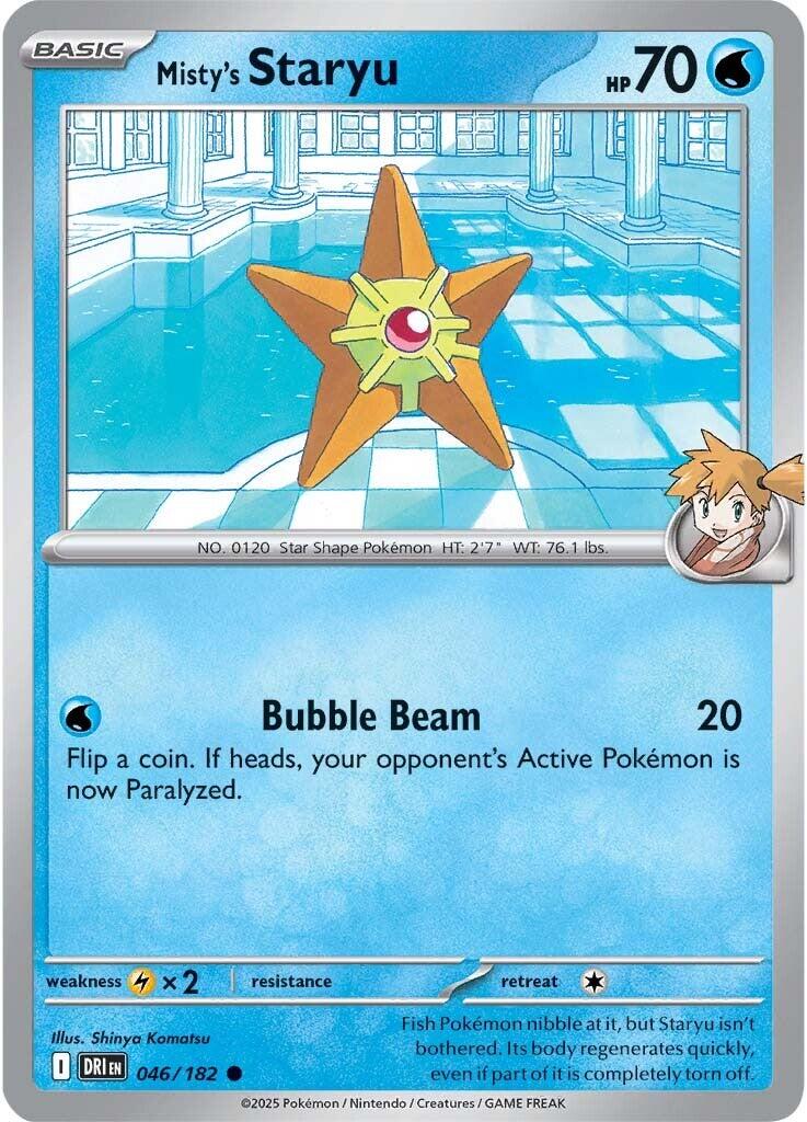 Misty's Staryu (046/182) [Scarlet & Violet: Destined Rivals] | Gear Gaming Fayetteville