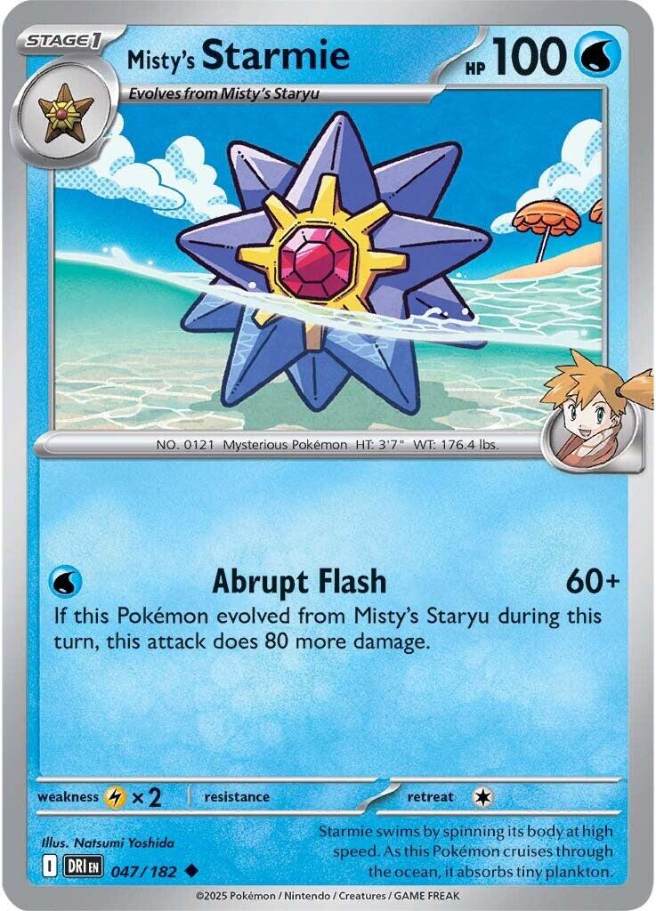 Misty's Starmie (047/182) [Scarlet & Violet: Destined Rivals] | Gear Gaming Fayetteville