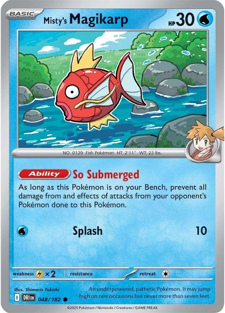 Misty's Magikarp (048/182) [Scarlet & Violet: Destined Rivals] | Gear Gaming Fayetteville