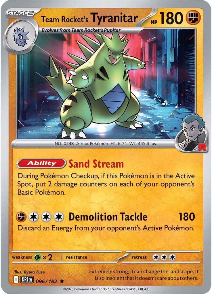 Team Rocket's Tyranitar (096/182) [Scarlet & Violet: Destined Rivals] | Gear Gaming Fayetteville