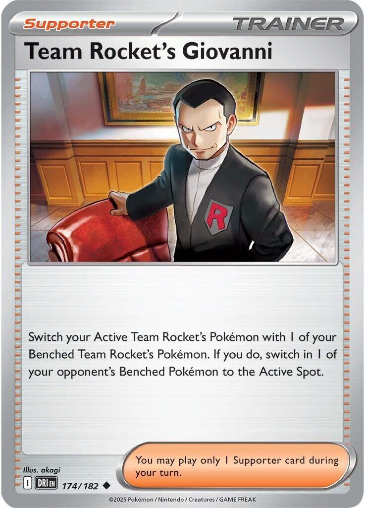 Team Rocket's Giovanni (174/182) [Scarlet & Violet: Destined Rivals] | Gear Gaming Fayetteville