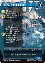 Jill, Shiva's Dominant // Shiva, Warden of Ice (Borderless) (Surge Foil) [FINAL FANTASY] | Gear Gaming Fayetteville