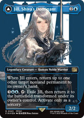 Jill, Shiva's Dominant // Shiva, Warden of Ice (Borderless) (Surge Foil) [FINAL FANTASY] | Gear Gaming Fayetteville