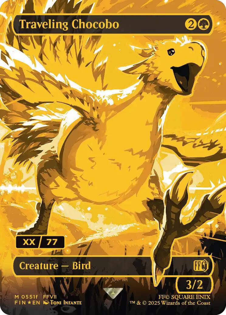 Traveling Chocobo (Borderless) (Serial Numbered) [FINAL FANTASY] | Gear Gaming Fayetteville