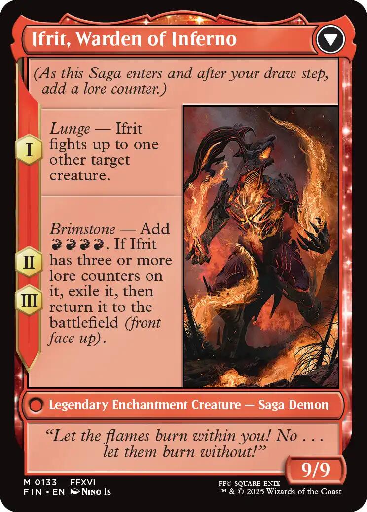 Clive, Ifrit's Dominant // Ifrit, Warden of Inferno [FINAL FANTASY] | Gear Gaming Fayetteville