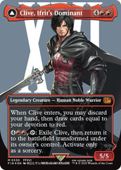 Clive, Ifrit's Dominant // Ifrit, Warden of Inferno (Borderless) (Surge Foil) [FINAL FANTASY] | Gear Gaming Fayetteville