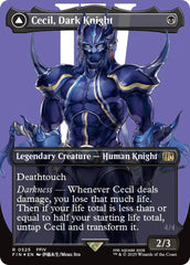 Cecil, Dark Knight // Cecil, Redeemed Paladin (Borderless) (Surge Foil) [FINAL FANTASY] | Gear Gaming Fayetteville
