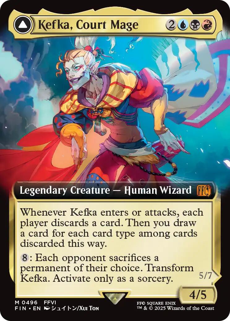 Kefka, Court Mage // Kefka, Ruler of Ruin (Extended Art) [FINAL FANTASY] | Gear Gaming Fayetteville
