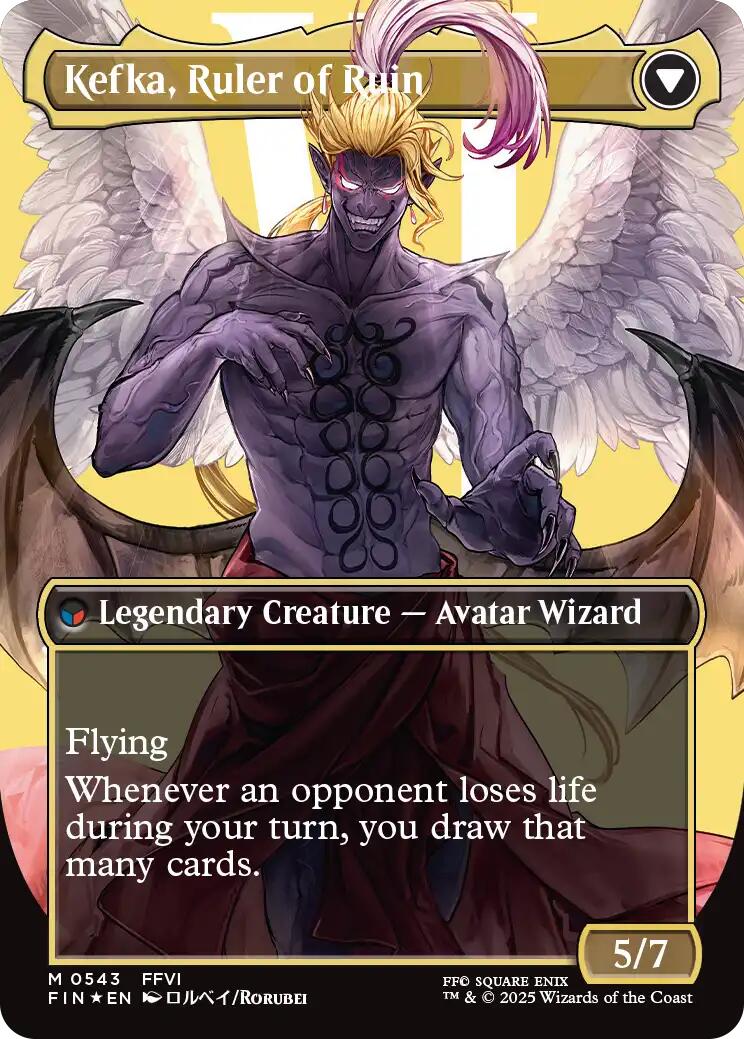 Kefka, Court Mage // Kefka, Ruler of Ruin (Borderless) (Surge Foil) [FINAL FANTASY] | Gear Gaming Fayetteville