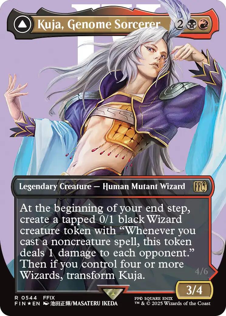 Kuja, Genome Sorcerer // Trance Kuja, Fate Defied (Borderless) (Surge Foil) [FINAL FANTASY] | Gear Gaming Fayetteville