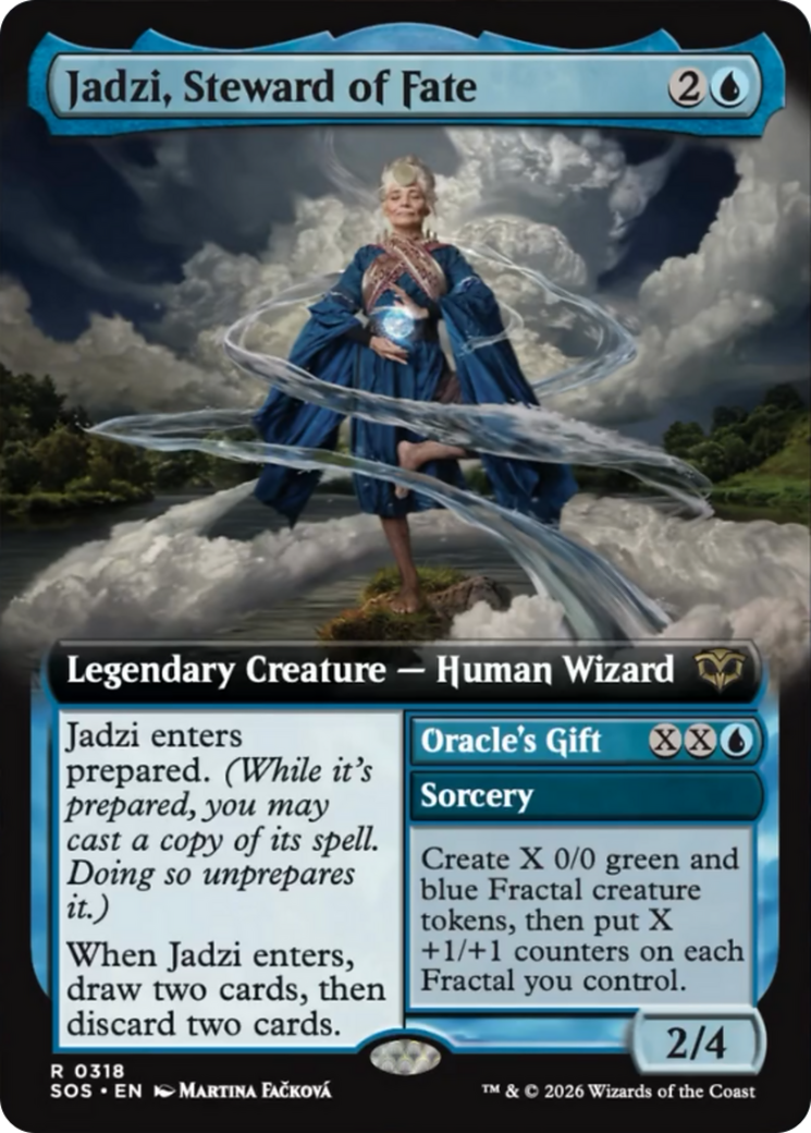 Jadzi, Steward of Fate (Extended Art) [Secrets of Strixhaven] | Gear Gaming Fayetteville