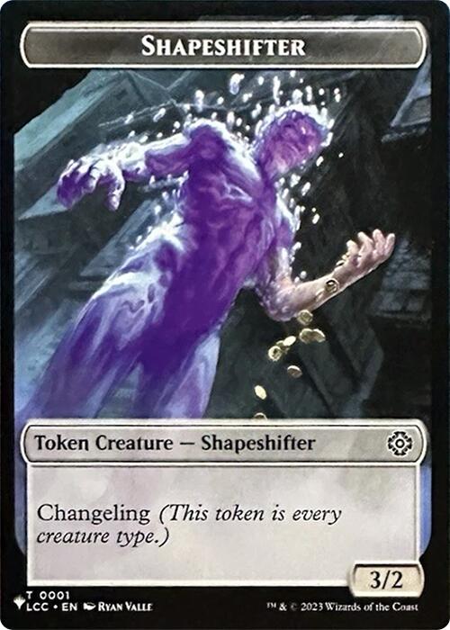Shapeshifter // Cat Double-Sided Token [Secret Lair Drop Series] | Gear Gaming Fayetteville