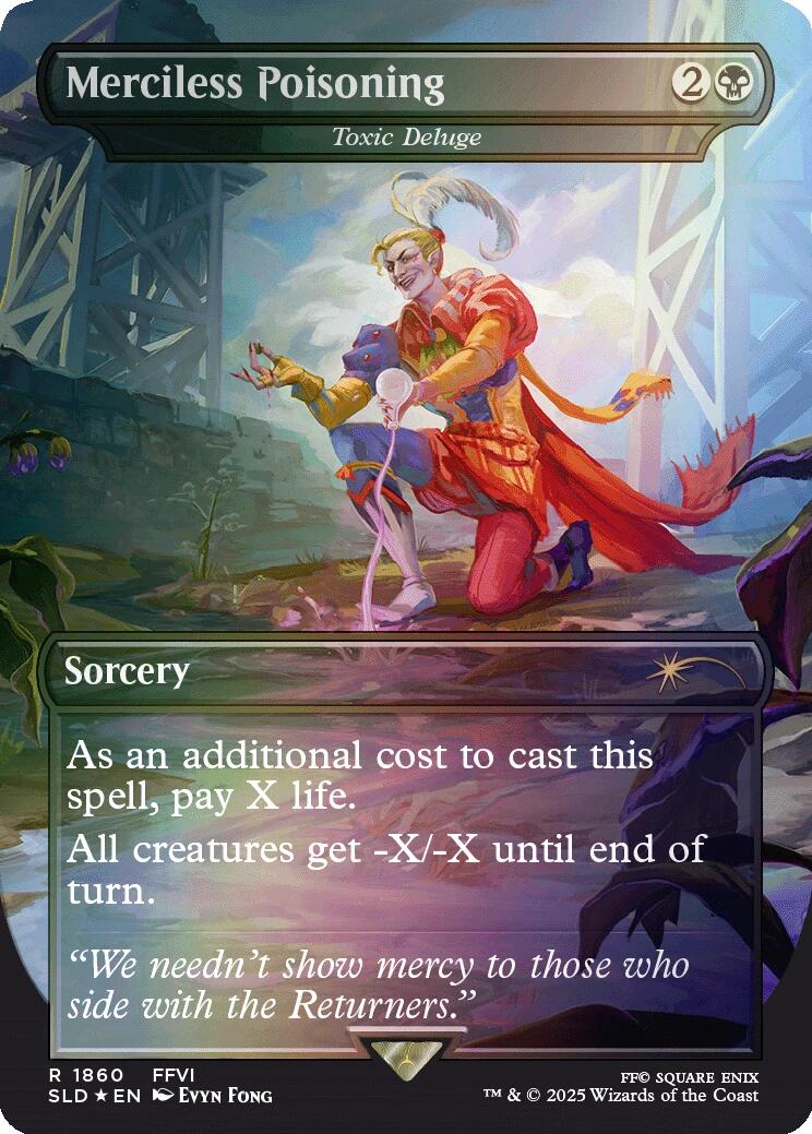 Merciless Poisoning - Toxic Deluge (Rainbow Foil) [Secret Lair Drop Series] | Gear Gaming Fayetteville