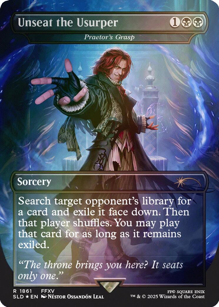 Unseat the Usurper - Praetor's Grasp (Rainbow Foil) [Secret Lair Drop Series] | Gear Gaming Fayetteville
