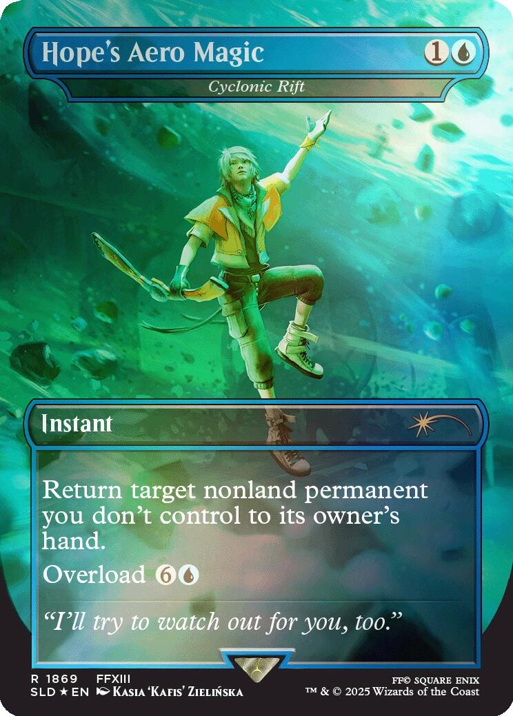 Hope's Aero Magic - Cyclonic Rift (Rainbow Foil) [Secret Lair Drop Series] | Gear Gaming Fayetteville