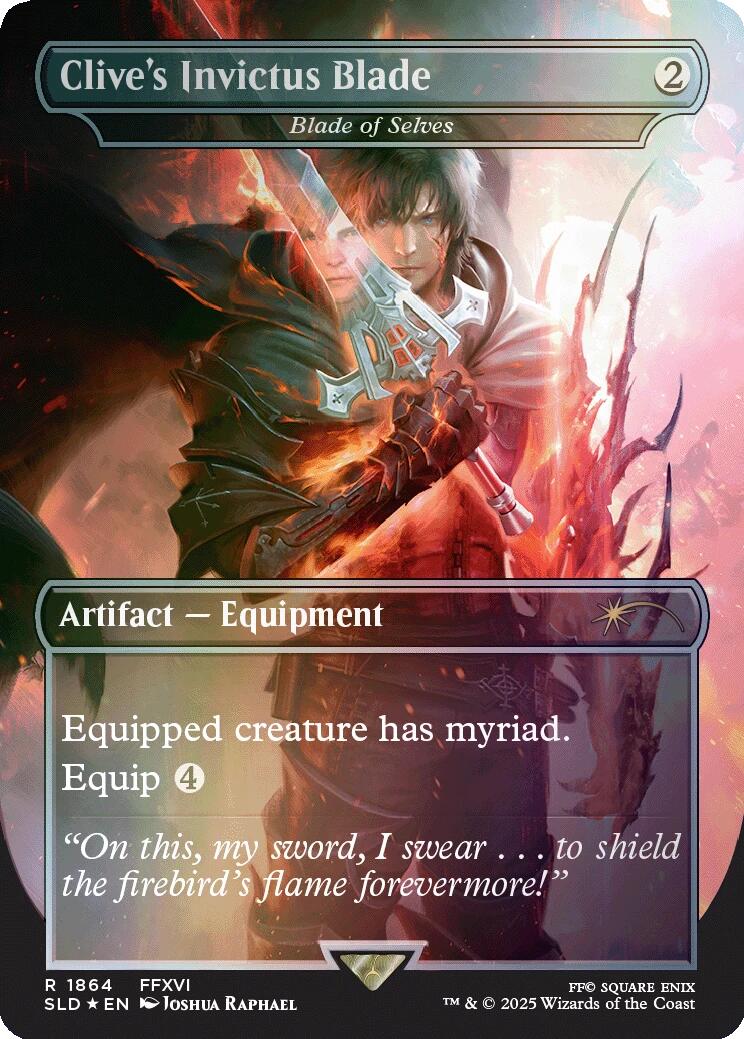 Clive's Invictus Blade - Blade of Selves (Rainbow Foil) [Secret Lair Drop Series] | Gear Gaming Fayetteville