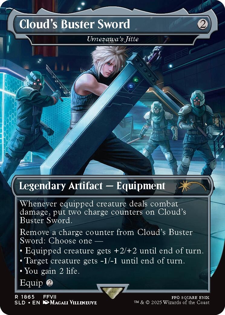 Cloud's Buster Sword - Umezawa's Jitte [Secret Lair Drop Series] | Gear Gaming Fayetteville