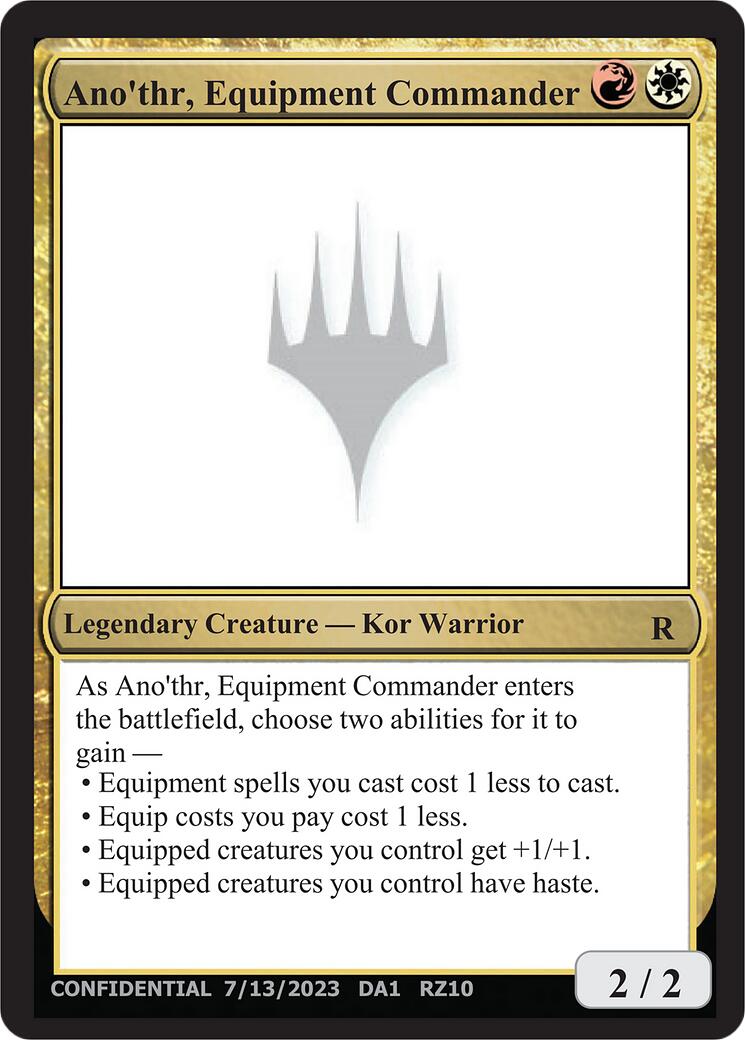 Ano'thr, Equipment Commander [Mystery Booster] | Gear Gaming Fayetteville