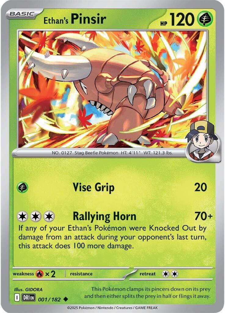 Ethan's Pinsir (001/182) [Scarlet & Violet: Destined Rivals] | Gear Gaming Fayetteville