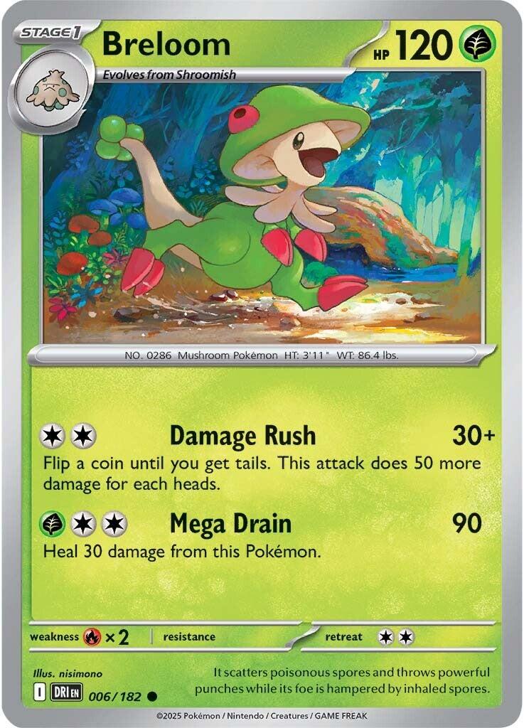 Breloom (006/182) [Scarlet & Violet: Destined Rivals] | Gear Gaming Fayetteville