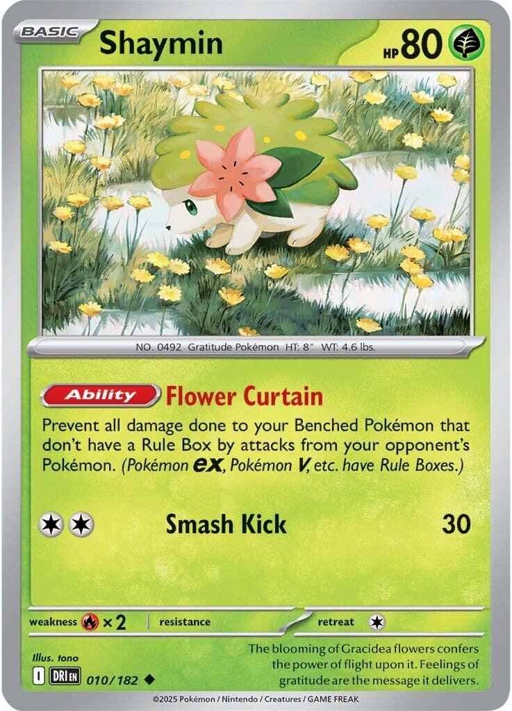 Shaymin (010/182) [Scarlet & Violet: Destined Rivals] | Gear Gaming Fayetteville
