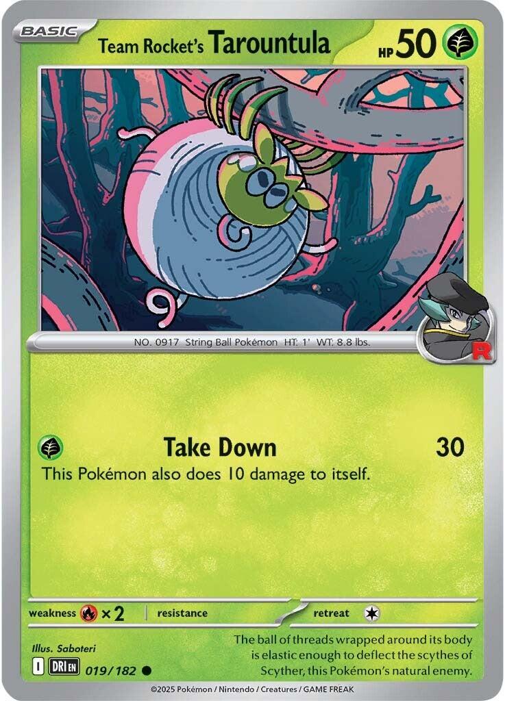 Team Rocket's Tarountula (019/182) [Scarlet & Violet: Destined Rivals] | Gear Gaming Fayetteville