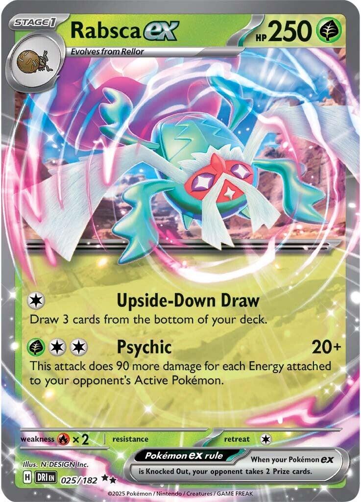 Rabsca ex (025/182) [Scarlet & Violet: Destined Rivals] | Gear Gaming Fayetteville