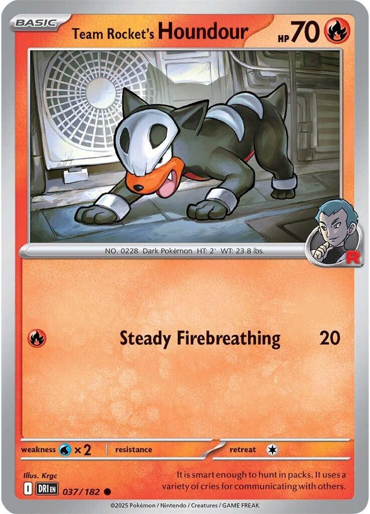 Team Rocket's Houndour (037/182) [Scarlet & Violet: Destined Rivals] | Gear Gaming Fayetteville