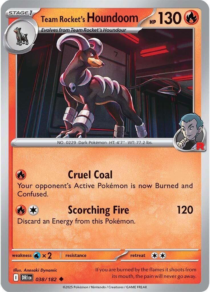 Team Rocket's Houndoom (038/182) [Scarlet & Violet: Destined Rivals] | Gear Gaming Fayetteville