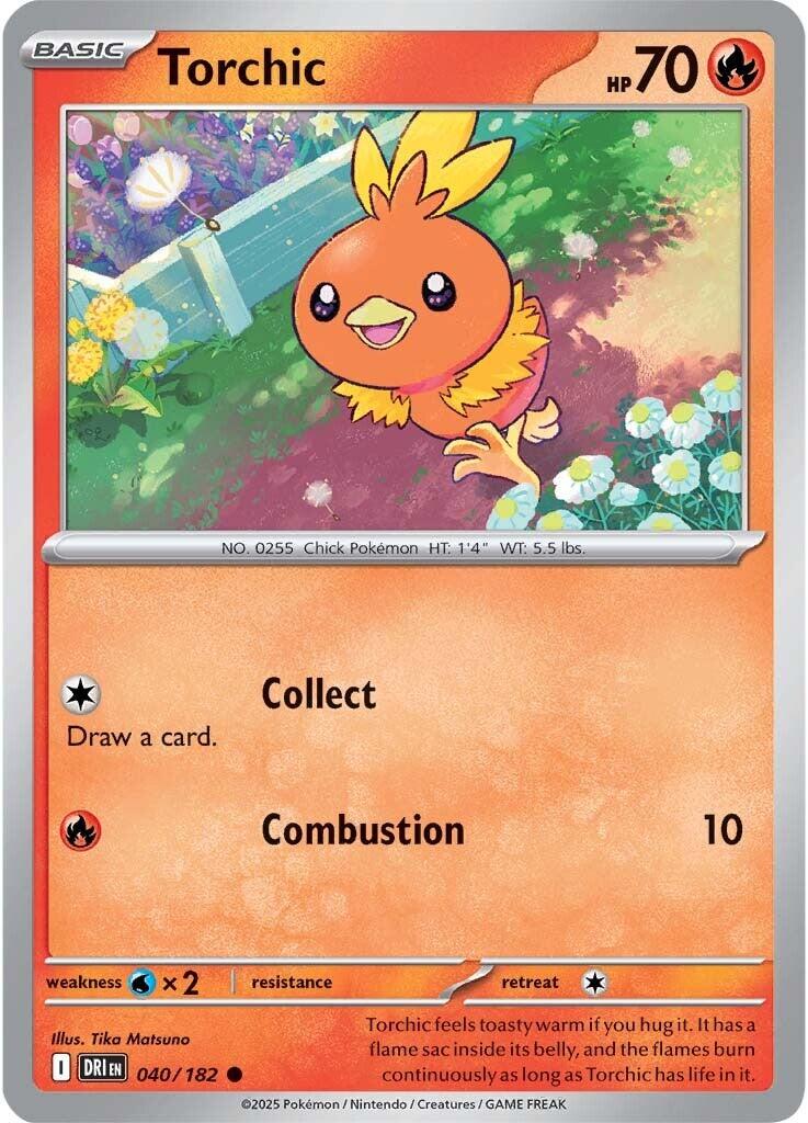 Torchic (040/182) [Scarlet & Violet: Destined Rivals] | Gear Gaming Fayetteville