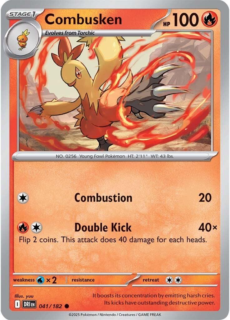 Combusken (041/182) [Scarlet & Violet: Destined Rivals] | Gear Gaming Fayetteville