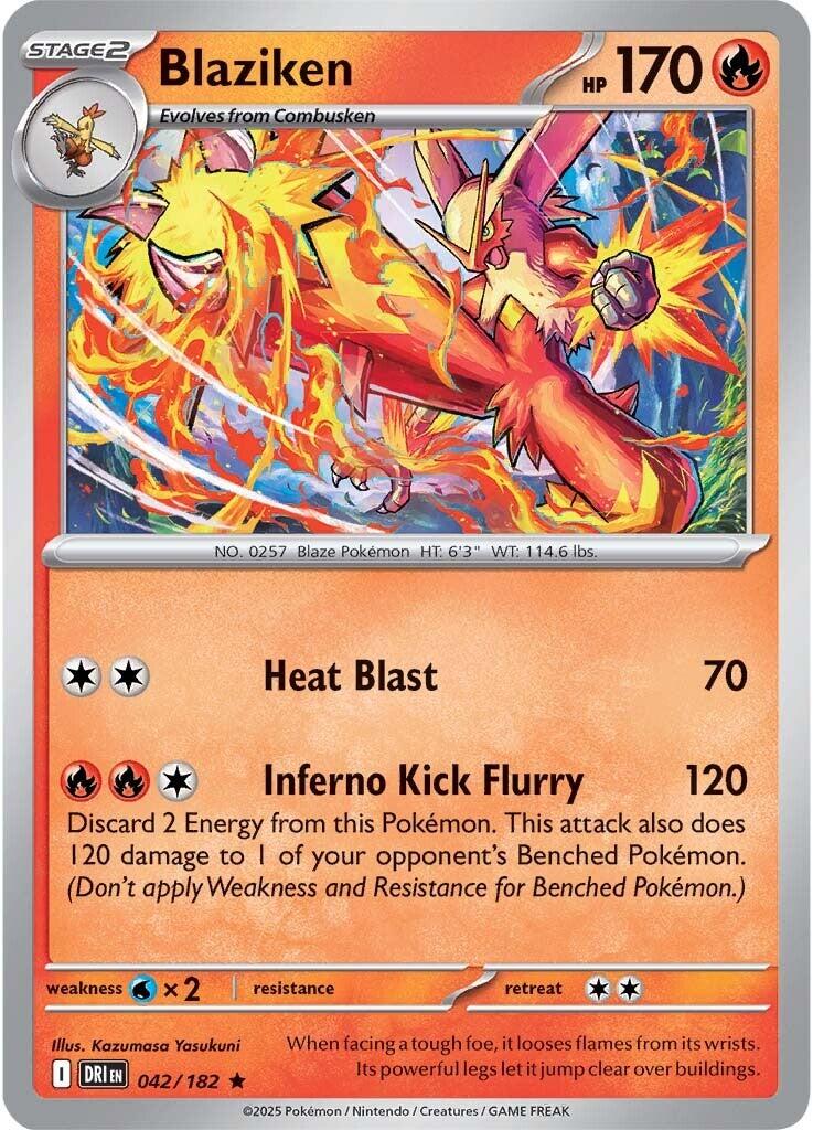 Blaziken (042/182) [Scarlet & Violet: Destined Rivals] | Gear Gaming Fayetteville