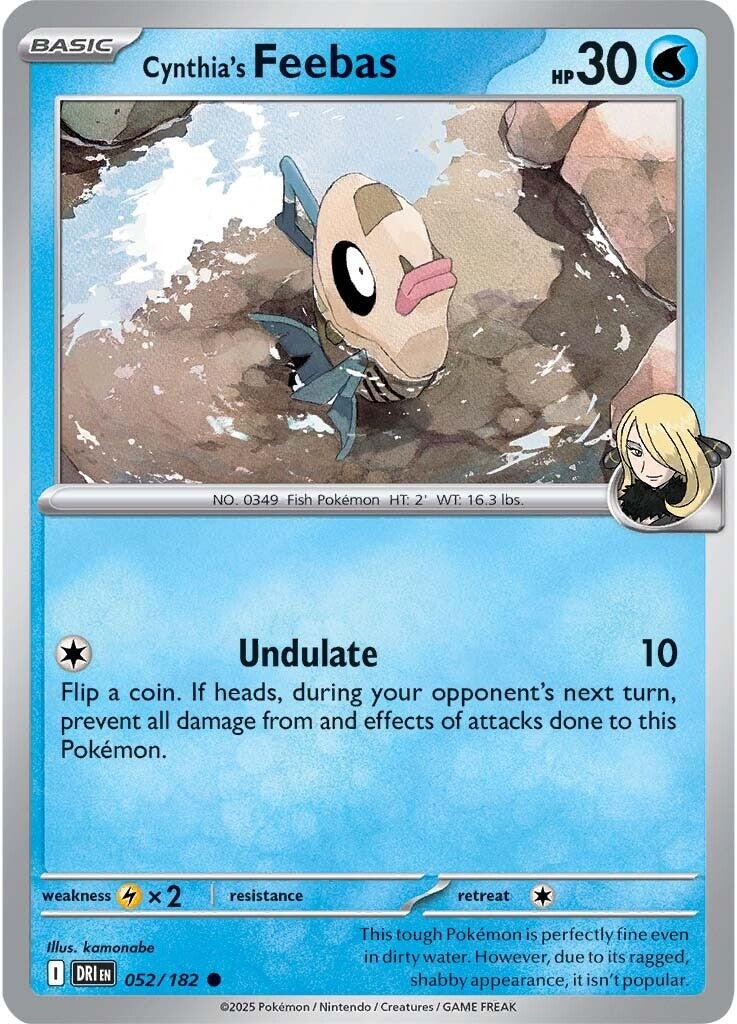 Cynthia's Feebas (052/182) [Scarlet & Violet: Destined Rivals] | Gear Gaming Fayetteville