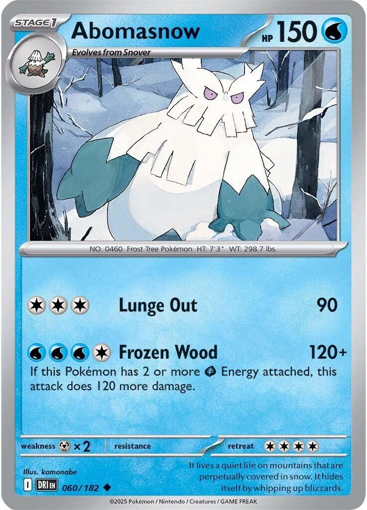 Abomasnow (060/182) [Scarlet & Violet: Destined Rivals] | Gear Gaming Fayetteville