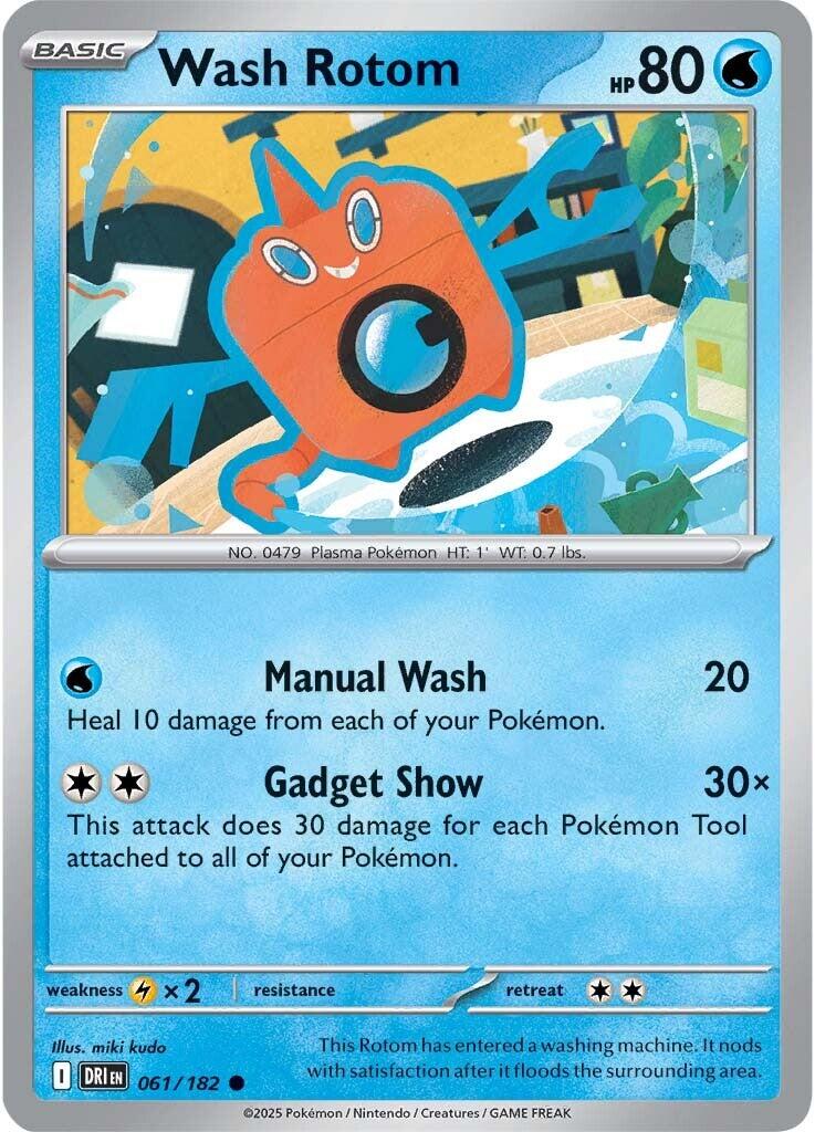 Wash Rotom (061/182) [Scarlet & Violet: Destined Rivals] | Gear Gaming Fayetteville