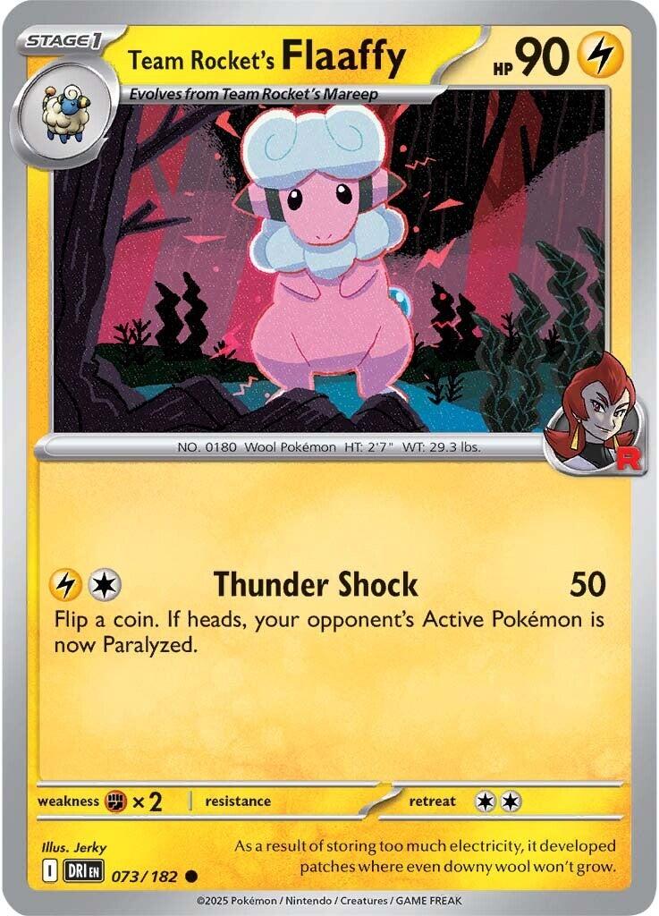 Team Rocket's Flaaffy (073/182) [Scarlet & Violet: Destined Rivals] | Gear Gaming Fayetteville