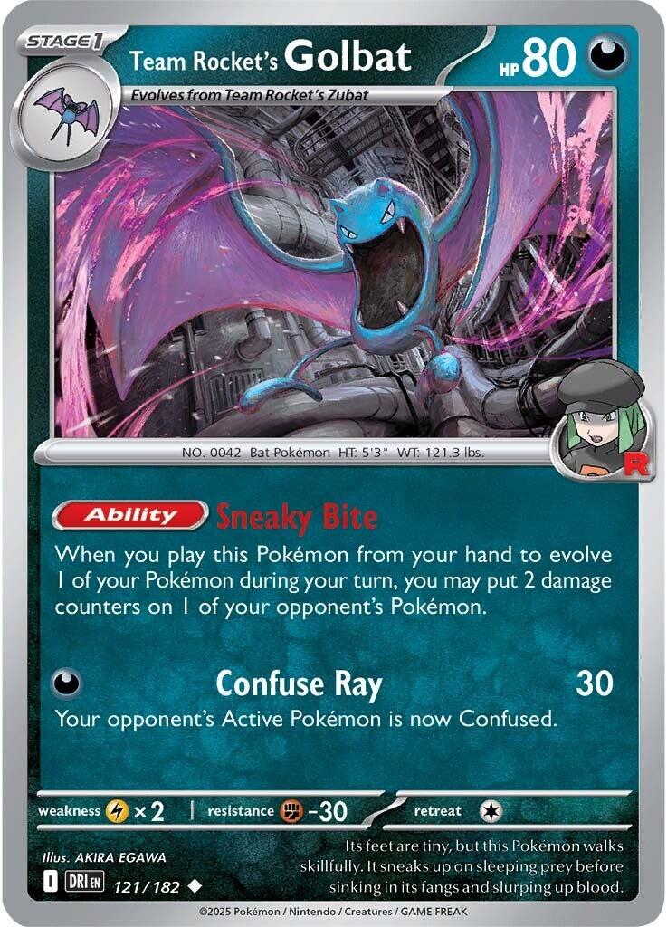 Team Rocket's Golbat (121/182) [Scarlet & Violet: Destined Rivals] | Gear Gaming Fayetteville
