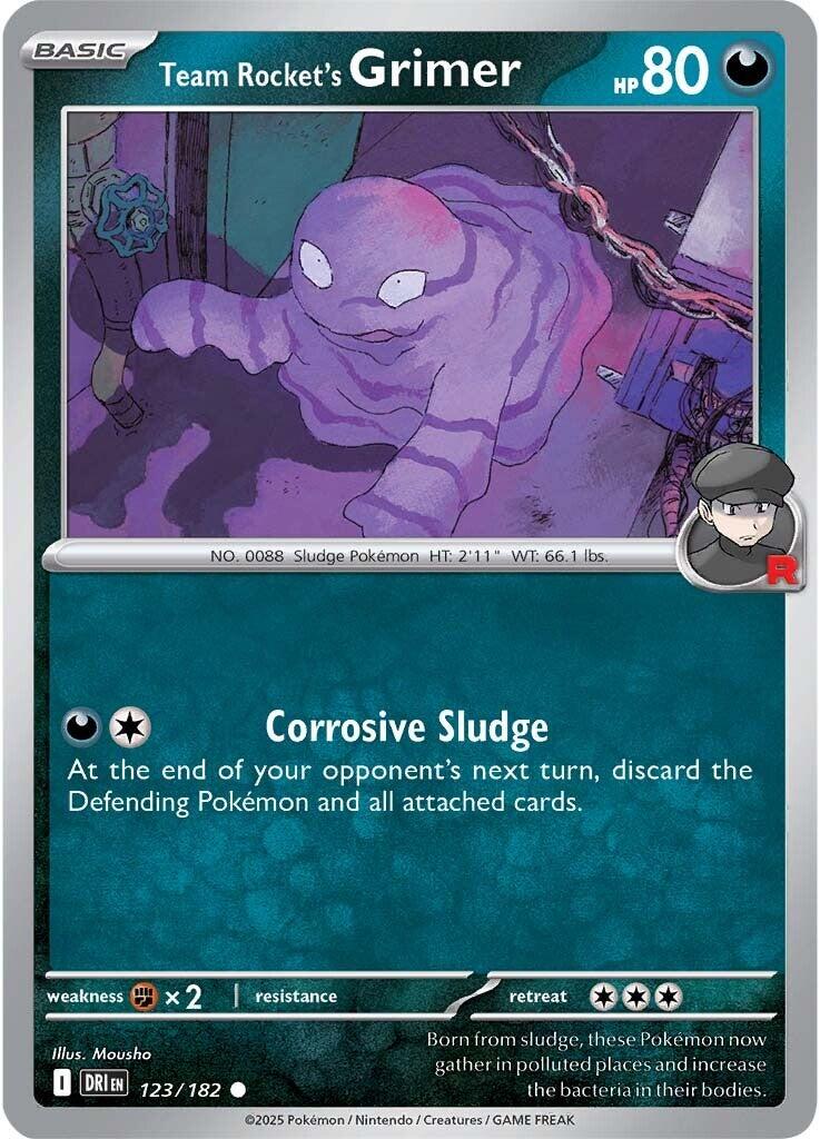 Team Rocket's Grimer (123/182) [Scarlet & Violet: Destined Rivals] | Gear Gaming Fayetteville