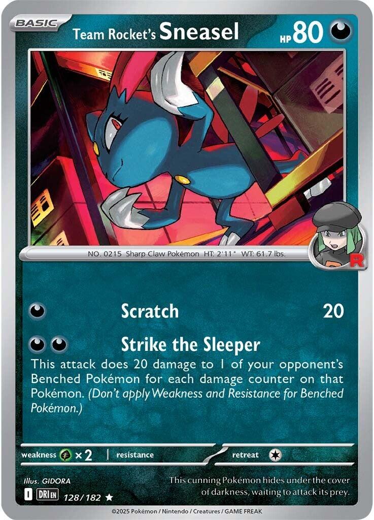 Team Rocket's Sneasel (128/182) [Scarlet & Violet: Destined Rivals] | Gear Gaming Fayetteville