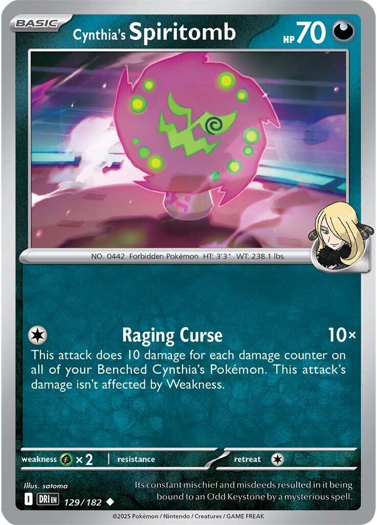Cynthia's Spiritomb (129/182) [Scarlet & Violet: Destined Rivals] | Gear Gaming Fayetteville
