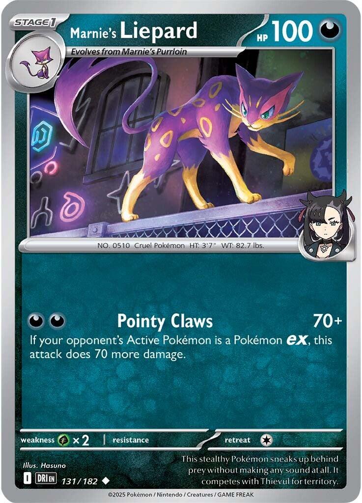 Marnie's Liepard (131/182) [Scarlet & Violet: Destined Rivals] | Gear Gaming Fayetteville